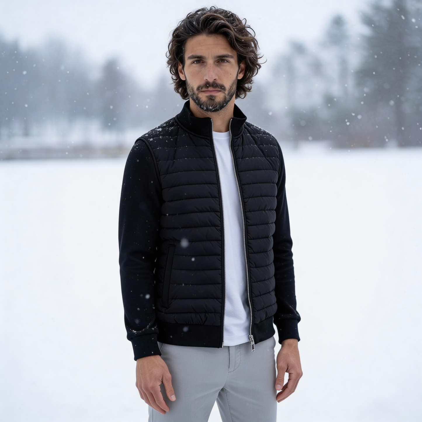 Heren puffer jas